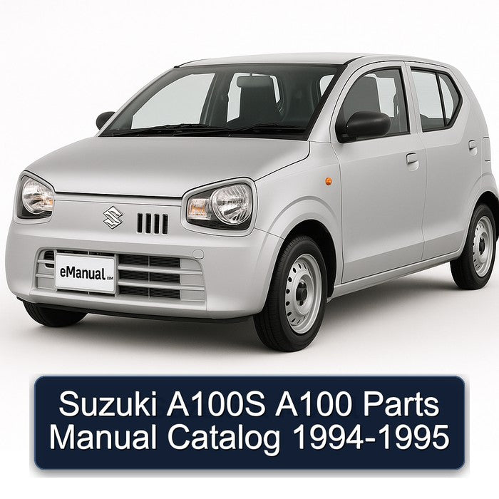 1994-1995 Suzuki A Models A100S A100 Parts Catalog