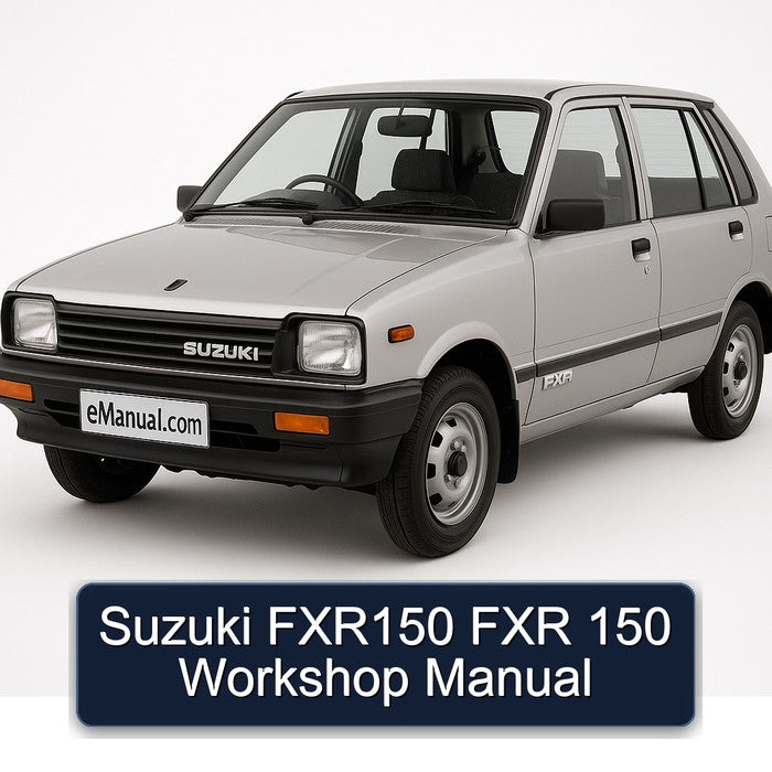 Suzuki FXR Models FXR150 150 Service Repair Workshop Manual