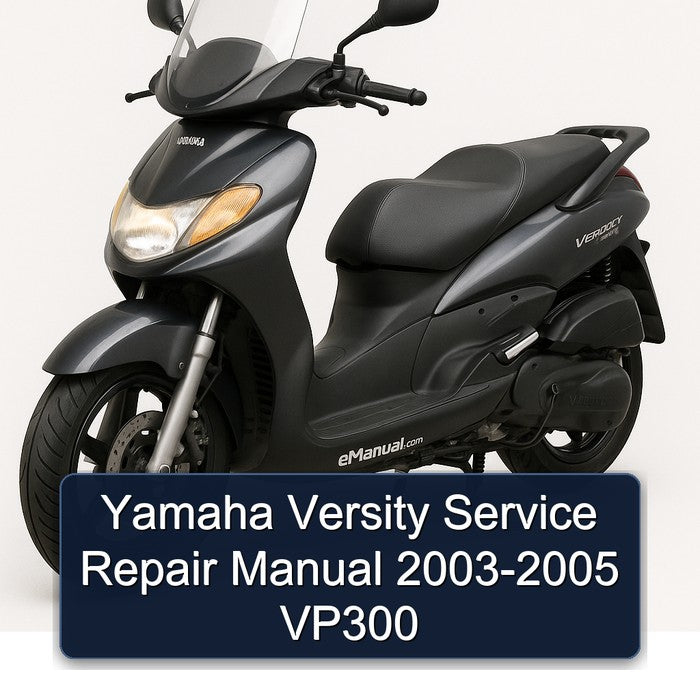 2003-2005 Yamaha Versity VP300 - Service Repair Workshop Manual