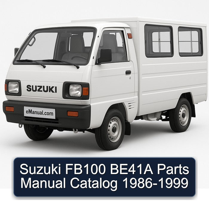 1986-1999 Suzuki FB Models FB100 BE41A Parts Catalog