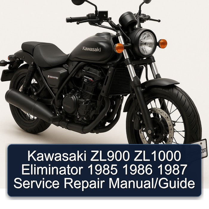 1985-1987 Kawasaki Eliminator ZL900 ZL1000 / Service Repair Workshop Manual