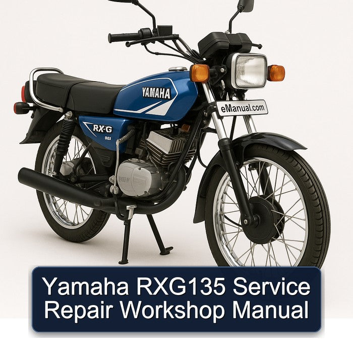 Yamaha RXG135 Service Repair Workshop Manual