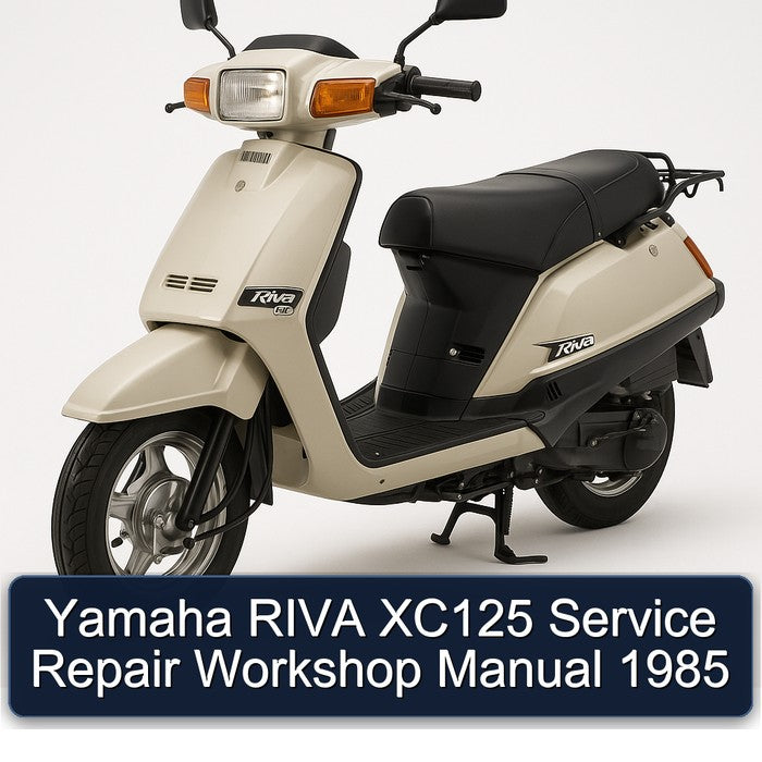 1985 Yamaha Riva Models XC125 Service Repair Workshop Manual