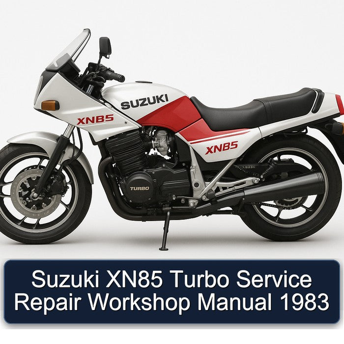 1983 Suzuki XN85 Turbo Service Repair Workshop Manual