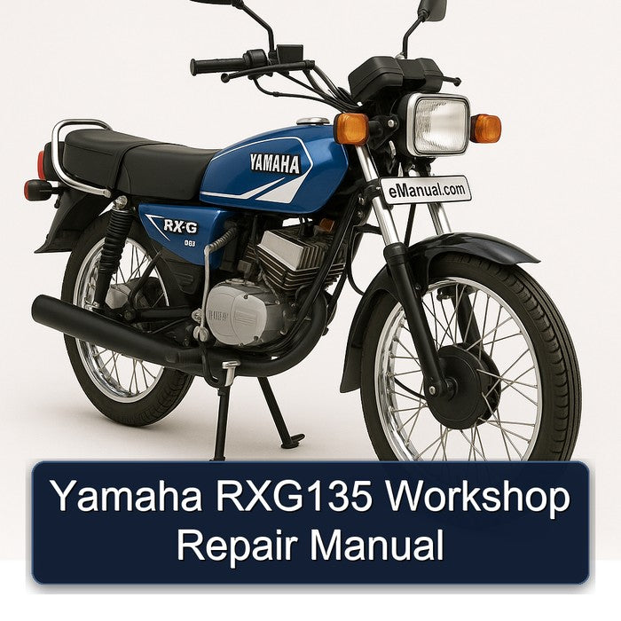 Yamaha RXG135 Service Repair Workshop Manual