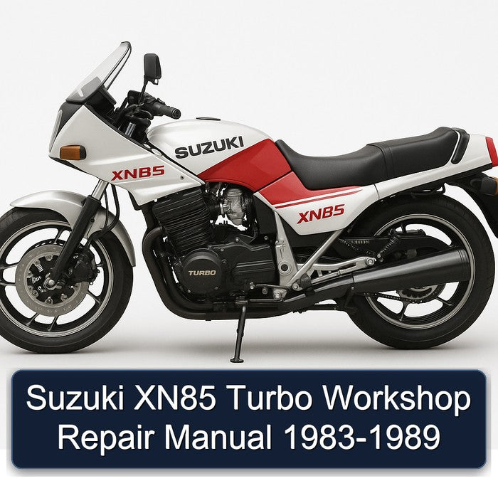 1983-1989 Suzuki XN85 Turbo Service Repair Workshop Manual