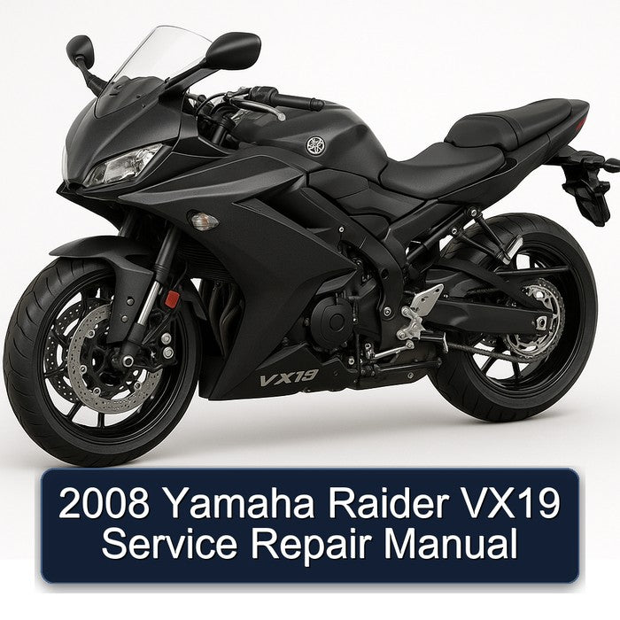 2008 Yamaha VX19 Raider Service Repair Workshop Manual