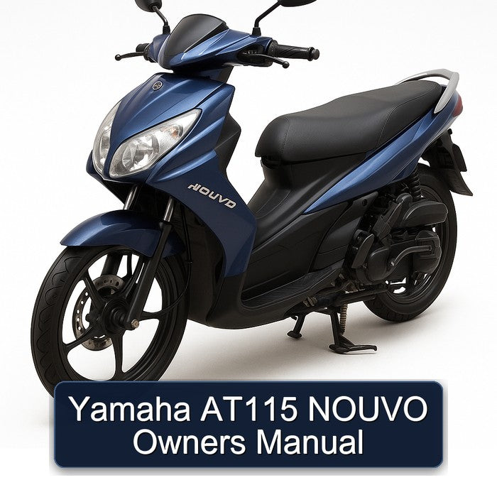 Yamaha Nouvo AT115 Owners Owner's Manual