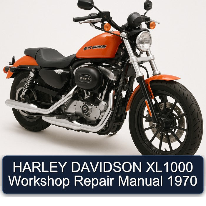 1970 Harley Davidson Model 125 XL1000 Service Repair Workshop Manual
