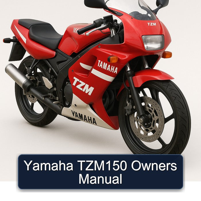 Yamaha TZM150 Owners Owner's Manual