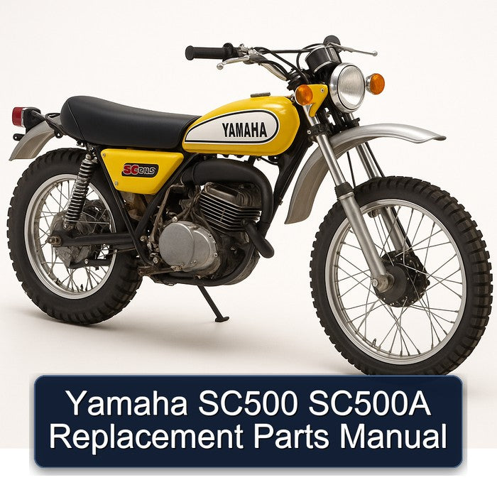 Yamaha SC500 SC500A Replacement Parts Catalog