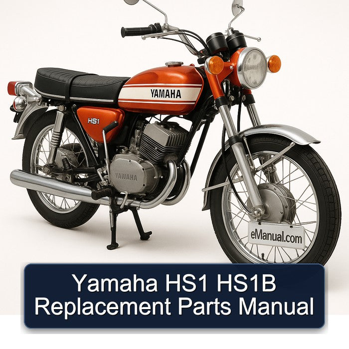 Yamaha HS1 HS1B Replacement Parts Catalog