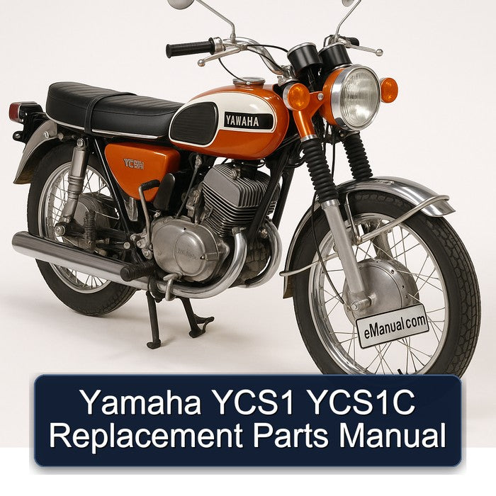 Yamaha YCS1 YCS1C Replacement Parts Catalog