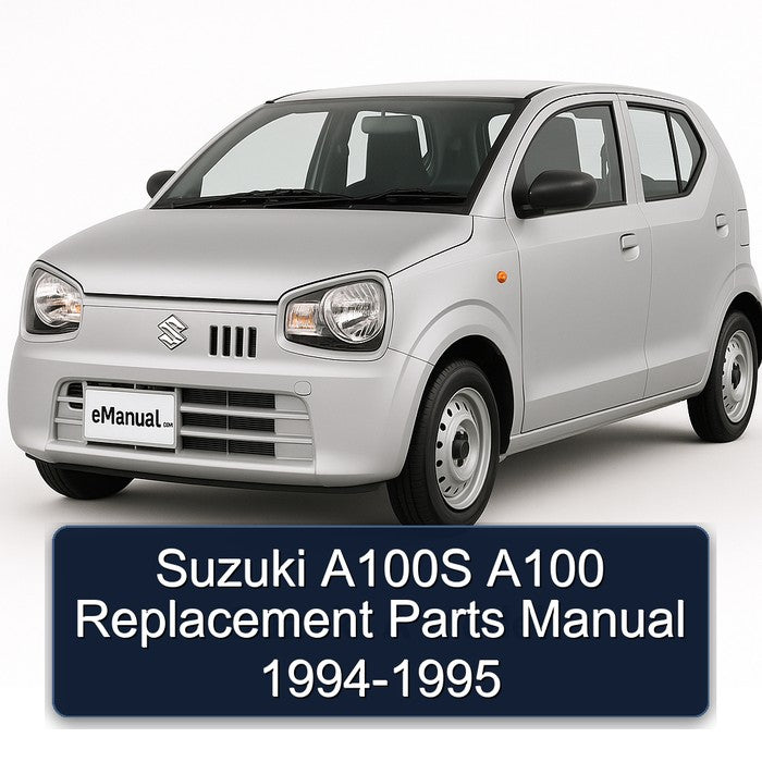 1994-1995 Suzuki A Models A100S A100 Replacement Parts Catalog