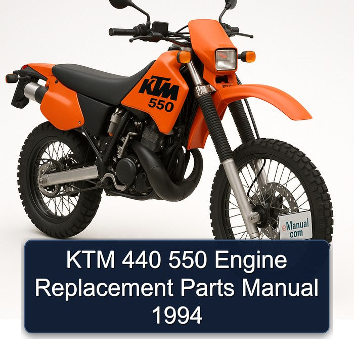 1994 KTM 550 440 Engine Replacement Parts Catalog