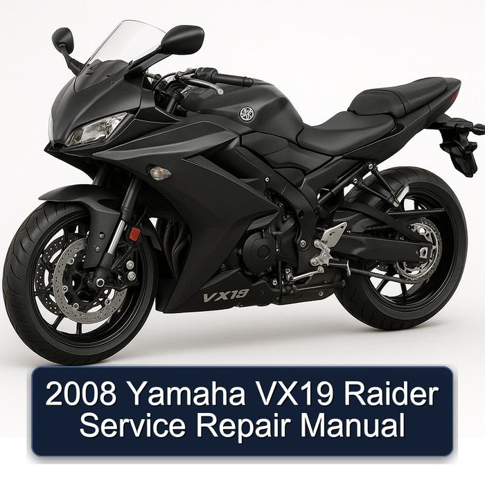2008 Yamaha VX19 Raider Service Repair Workshop Manual