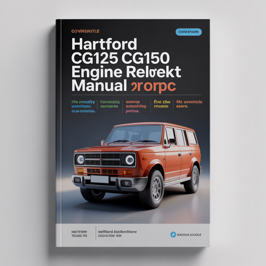 HARTFord CG125 CG150 Engine Workshop Manual 1999 ONWARDS
