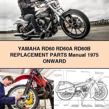 1975 Yamaha RD Series RD60 RD60A RD60B Replacement Parts Onward Catalog