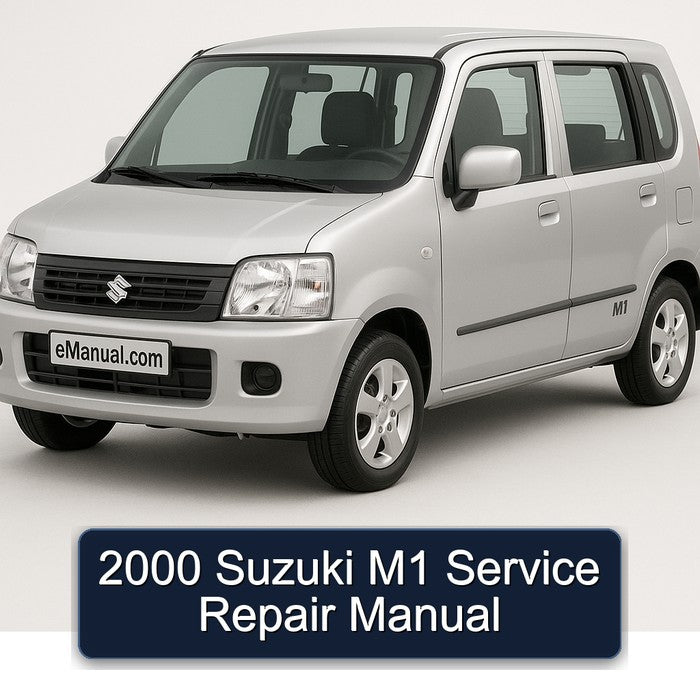 2000 Suzuki M1 Service Repair Workshop Manual