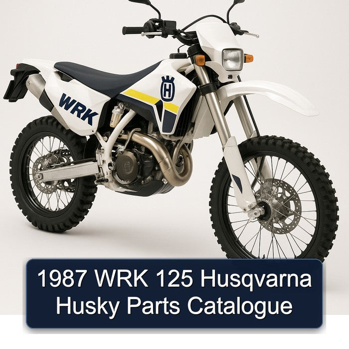 1987 Husqvarna WRK Models 125 Husky Parts Catalog