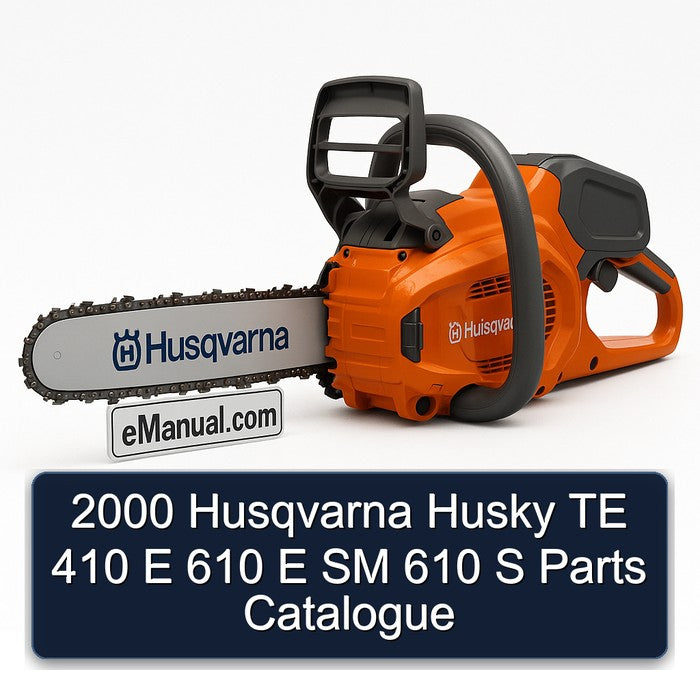 2000 Husqvarna Husky TE 410 E 610 SM S Parts Catalog