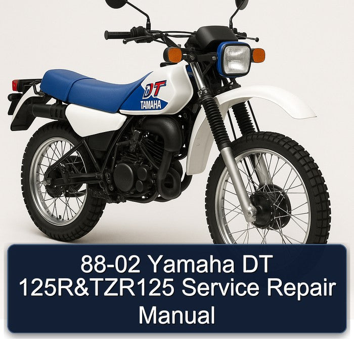 1988-2002 Yamaha DT Models 125R TZR125 Service Repair Workshop Manual