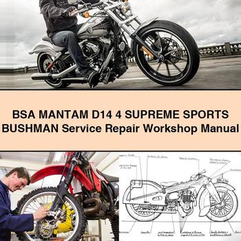 BSA Bantam Mantam D14 4 Supreme Sports Bushman Service Repair Workshop Manual