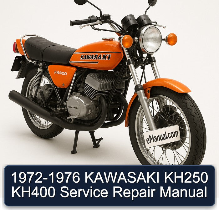 1972-1976 Kawasaki KH Series KH250 KH400 Service Repair Workshop Manual