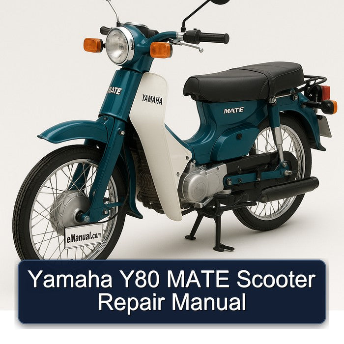 Yamaha Y80 Mate Scooter Service Repair Workshop Manual
