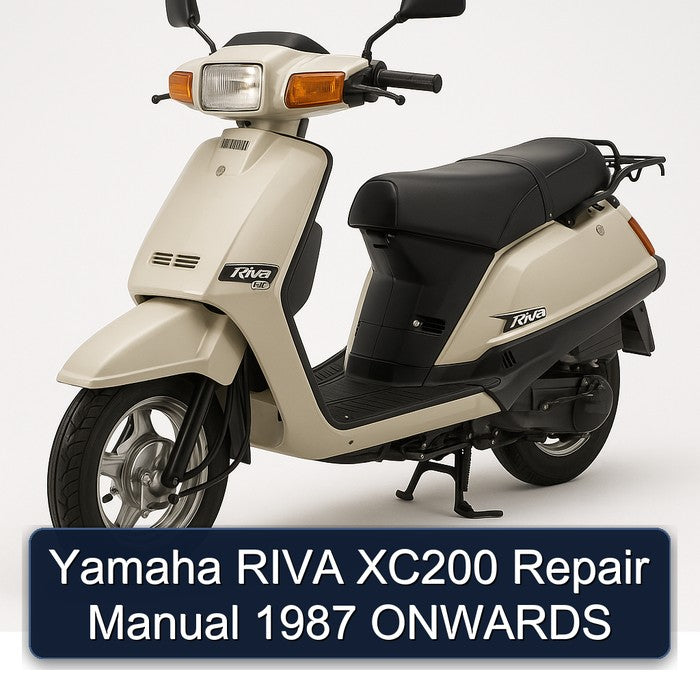 1987 Yamaha Riva Models XC200 Onwards Service Repair Workshop Manual