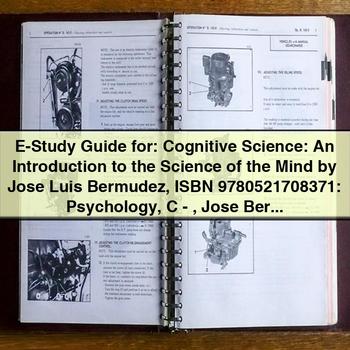 E-STUDY : Cognitive Science: Introduction Science Mind Service Repair Workshop Manual