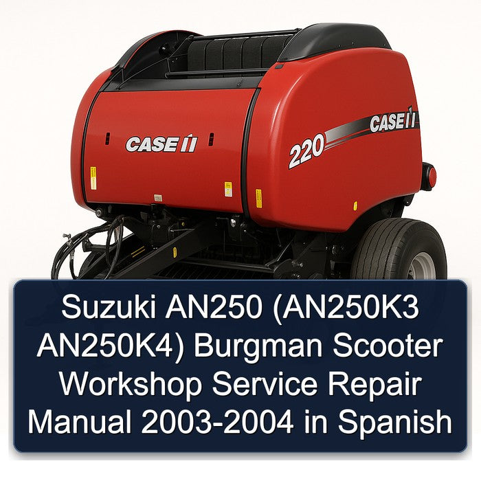 2003-2004 Suzuki AN250 (an250k3 An250k4) Burgman Scooter - Spanish Service Repair Workshop Manual