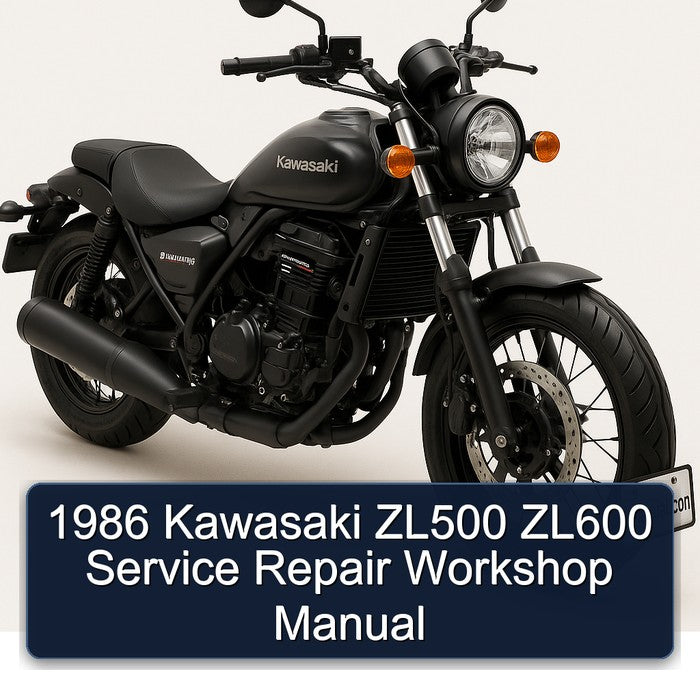 1986 Kawasaki Eliminator ZL500 ZL600 Service Repair Workshop Manual