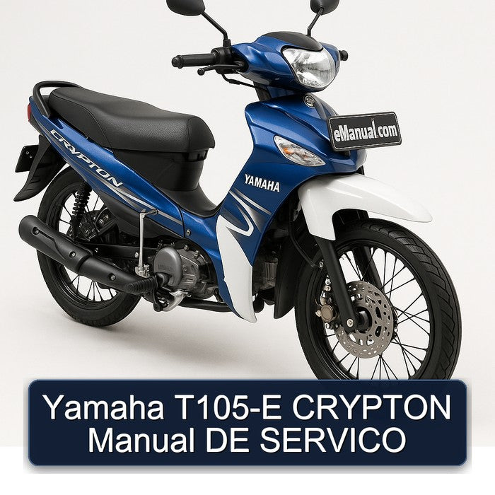 Yamaha Crypton T105 T105-E DE Servico Service Repair Workshop Manual