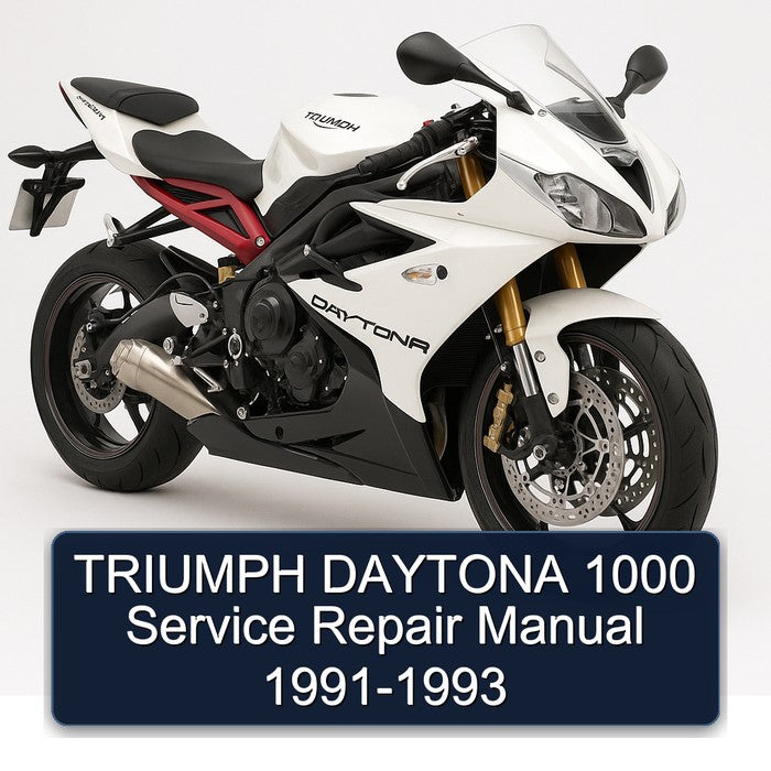 1991-1993 Triumph Daytona 1000 Service Repair Workshop Manual