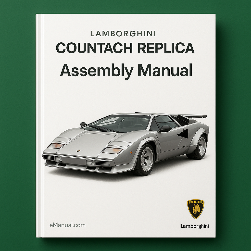 LAMBORGHINI COUNTACH REPLICA Assembly Manual