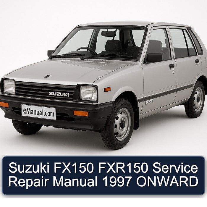 1997 Suzuki FXR Models FX150 FXR150 Onward Service Repair Workshop Manual