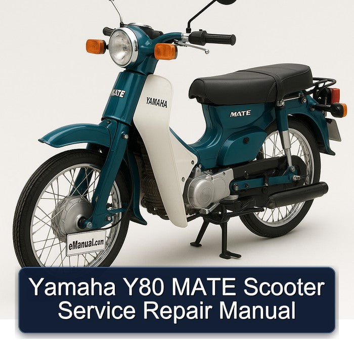 Yamaha Y80 Mate Scooter Service Repair Workshop Manual