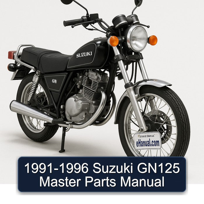 1991-1996 Suzuki GN Series GN125 Master Parts Catalog