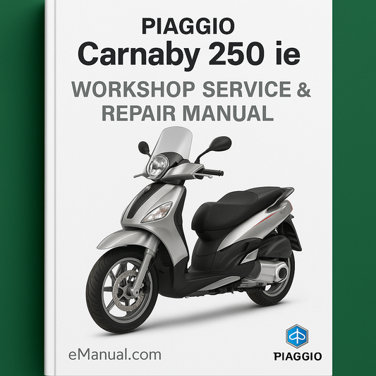 Manual de Servicio Taller Piaggio Carnaby 250 ie Descargar PDF