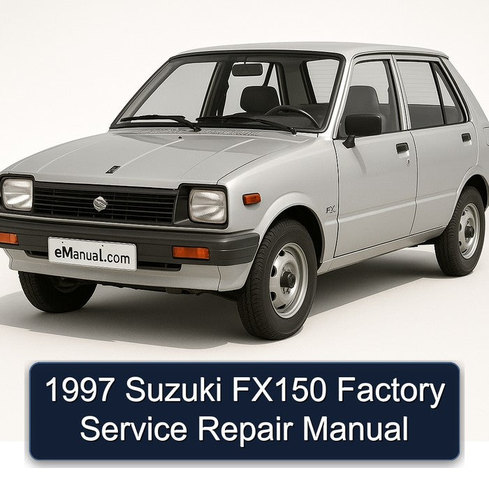 1997 Suzuki FX Models FX150 Service Repair Workshop Manual