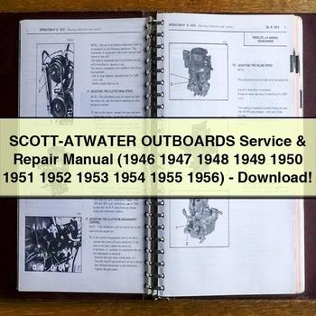 1950-1956 Scott-atwater Outboards (1946 1947 1948 1949) Service Repair Workshop Manual