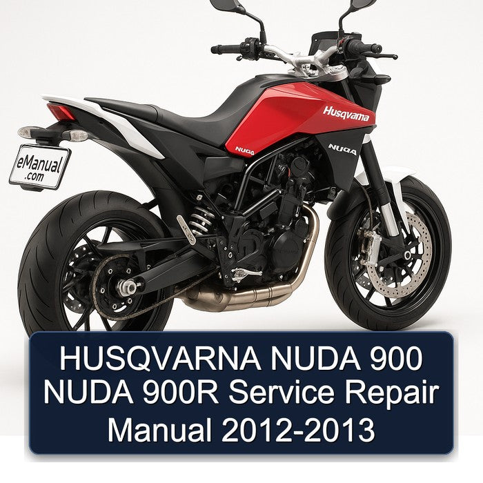 2012-2013 Husqvarna Nuda Models 900 900R Service Repair Workshop Manual