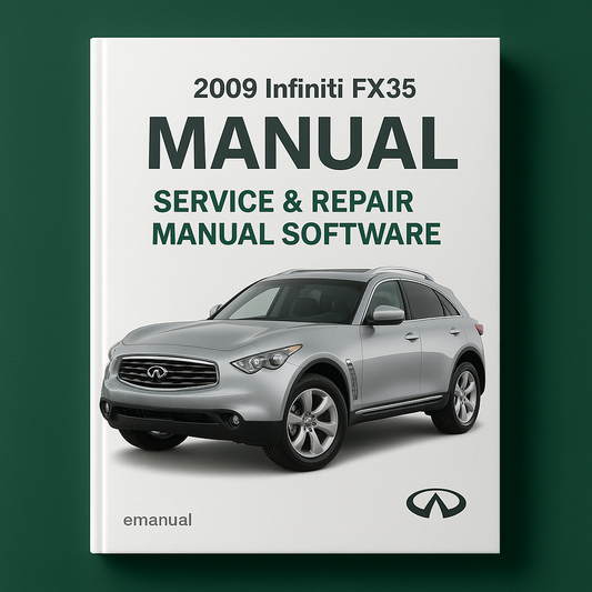 2009 Infiniti FX35 Service & Repair Manual Software