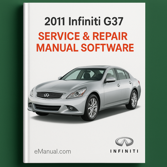 2011 Infiniti G37 Service & Repair Manual Software