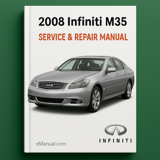 2008 Infiniti M35 Service & Repair Manual Software
