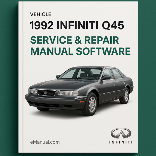 1992 Infiniti Q45 Service & Repair Manual Software