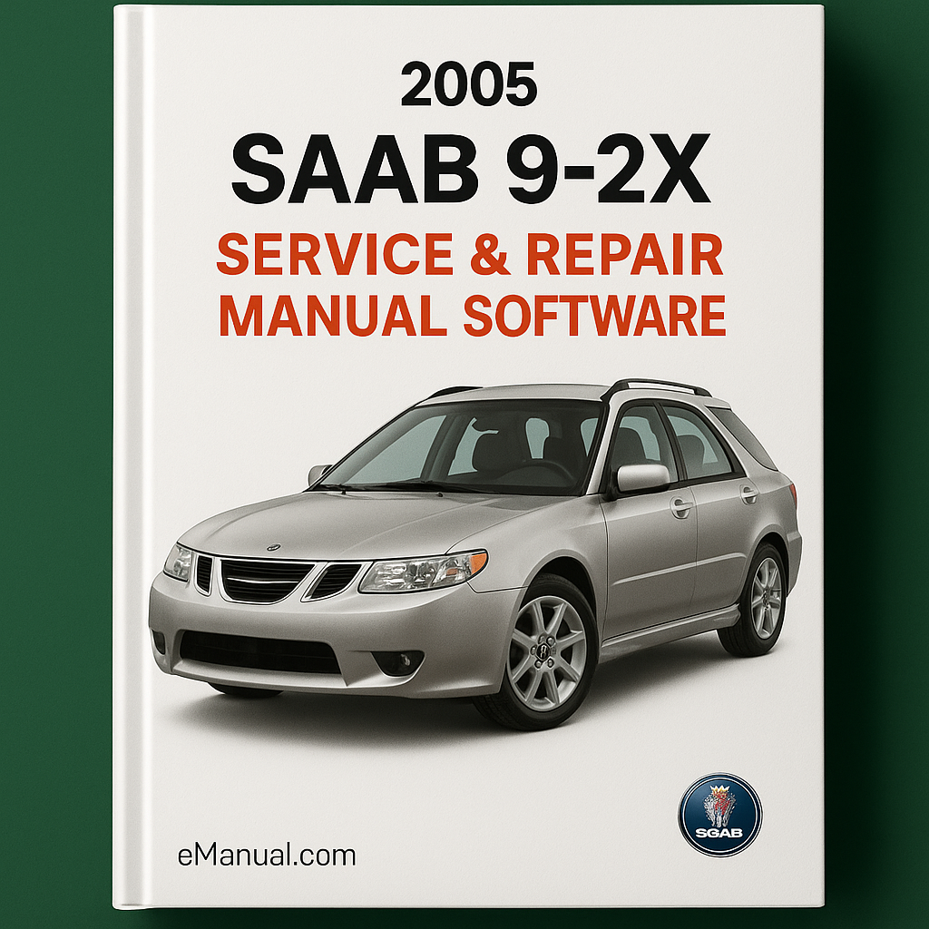 2005 Saab 9-2X Service & Repair Manual Software