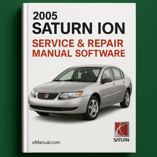 2005 Saturn ION Service & Repair Manual Software