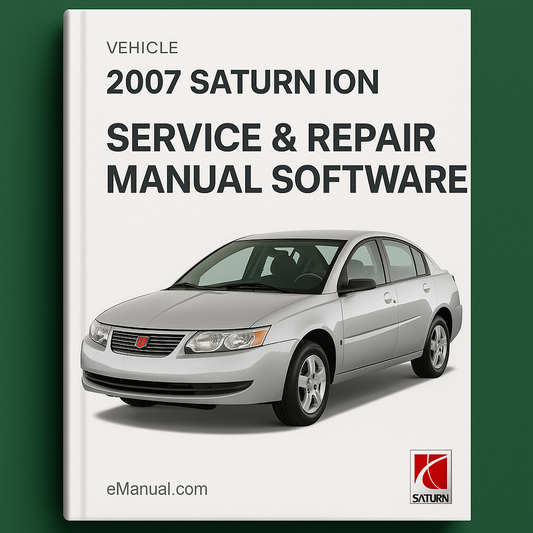 2007 Saturn ION Service & Repair Manual Software